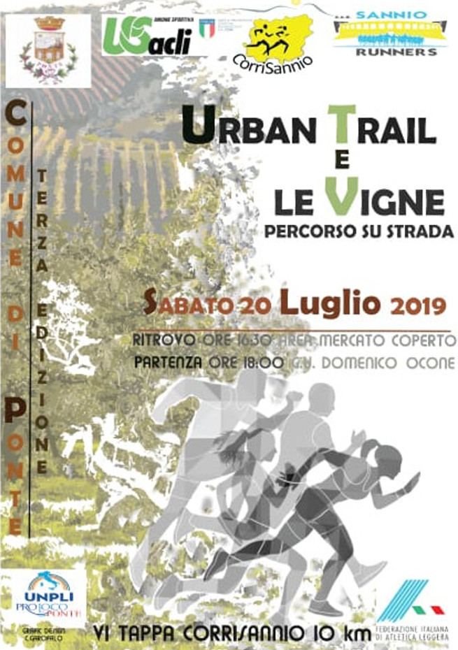 Urban Trail e le Vigne 2019 gara Ponte