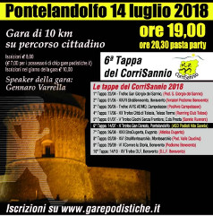 Pontelandolfo gara podistica Trofeo SanDonato 2018