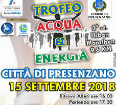 Trofeo Acqua & Energia 2018 gara podistica di Presenzano