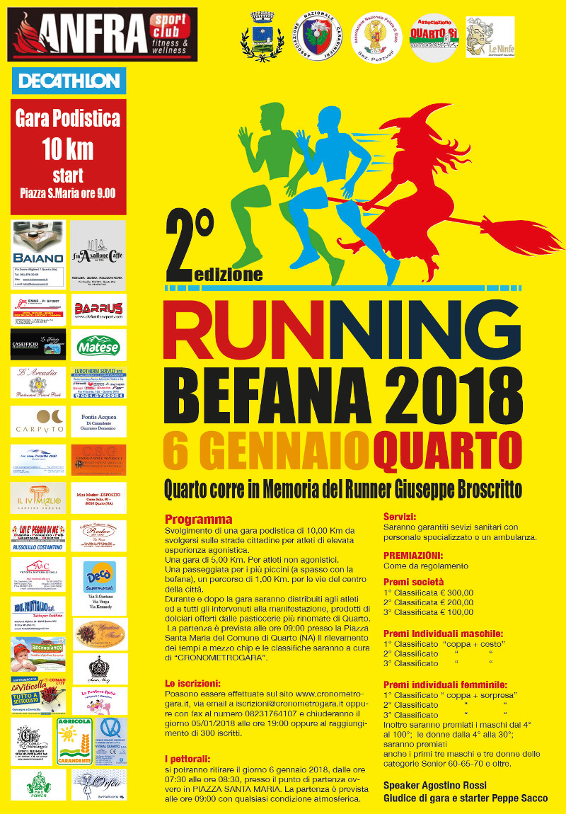 QUARTO befana 2018