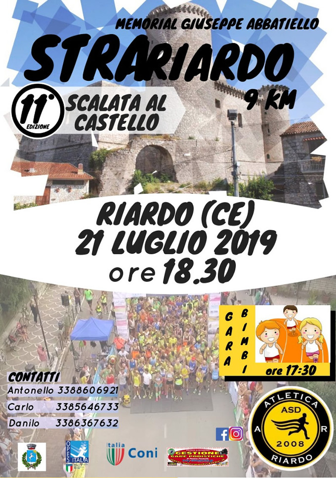 StraRiardo Scalata al Castello 2019 gara di Riardo