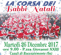 Casali di Roccapiemonte Corsa dei Babbi natali natale 2017