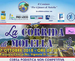 La Corrida di Molella 2018 non competitiva