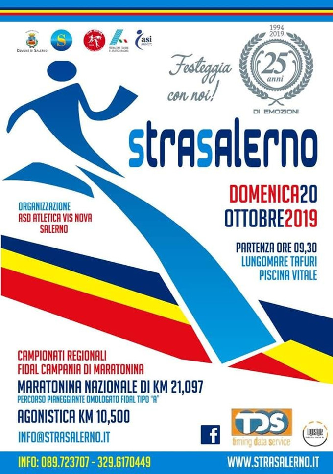 Strasalerno 2019 mezza maratona Salerno