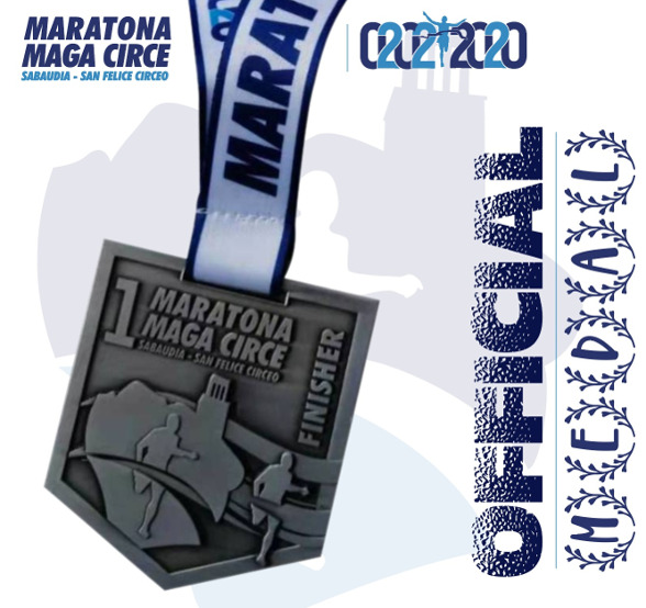 Medaglia MAratona Maga Circe 2020 Sabaudia