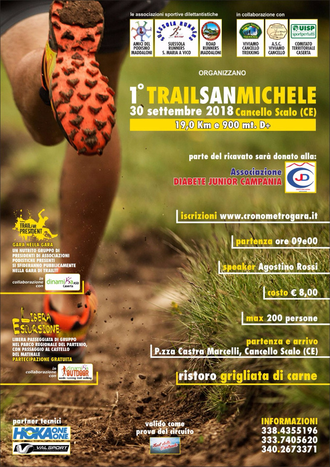 Trail San Michele 2018 Cancello Scalo
