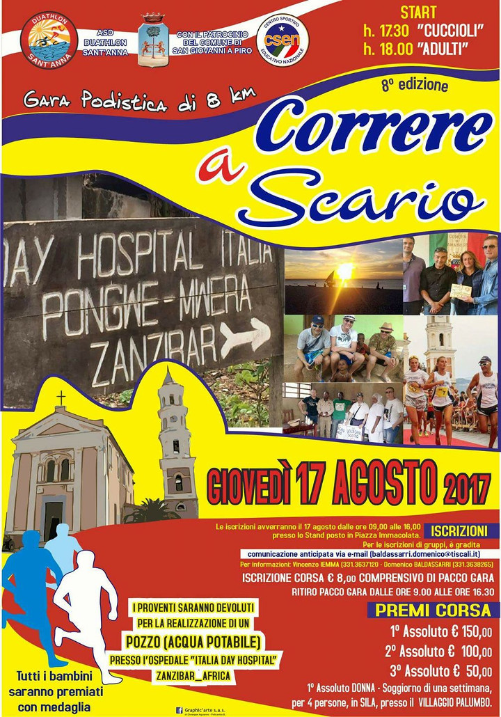 Scario gara podistica 2017