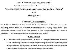 SanLorenzello gara podistica anno 2017