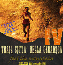 Trail Città della Ceramica 2018 trail di San Lorenzello