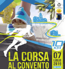 La Corsa al Convento 2019 gara podistica di San Lorenzo Maggiore
