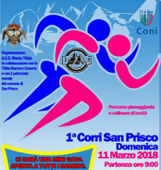 Corri SanPrisco gara podistica 2018