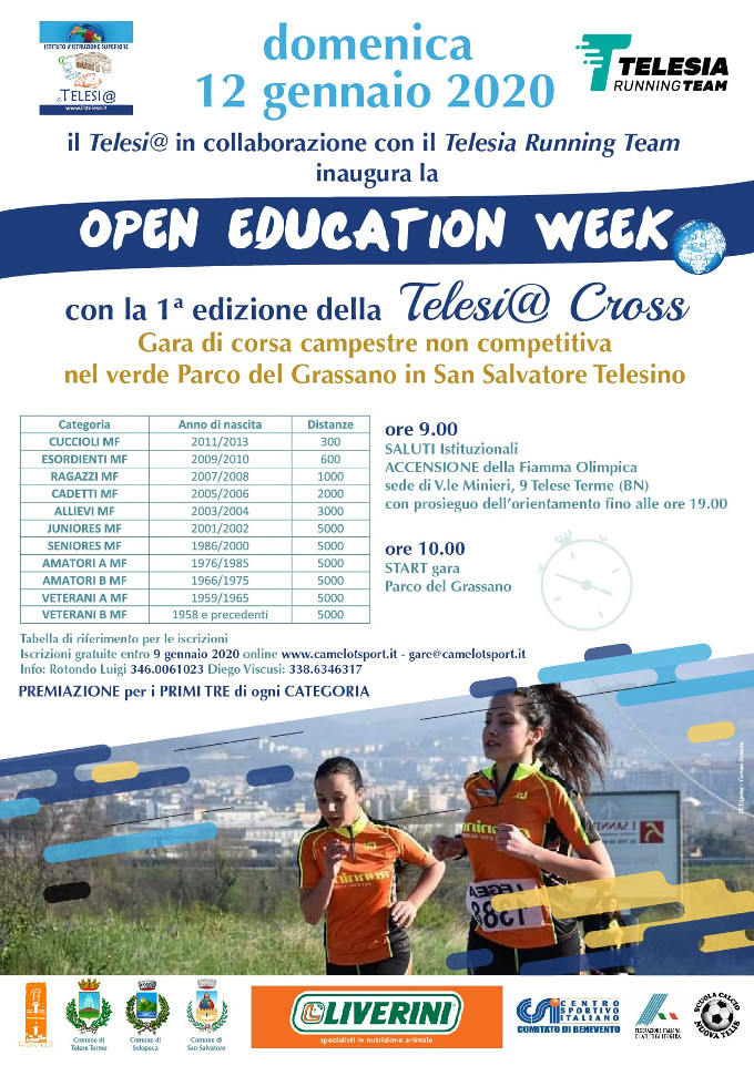 Telesia Cross 2020 gara di Cross