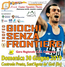 Presta di Sant'Agata dei Goti 2019 gara podistica frontiere