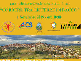 Correre tra le Terre di Bacco 2019 gara podistica di Sant'Angelo all'Esca