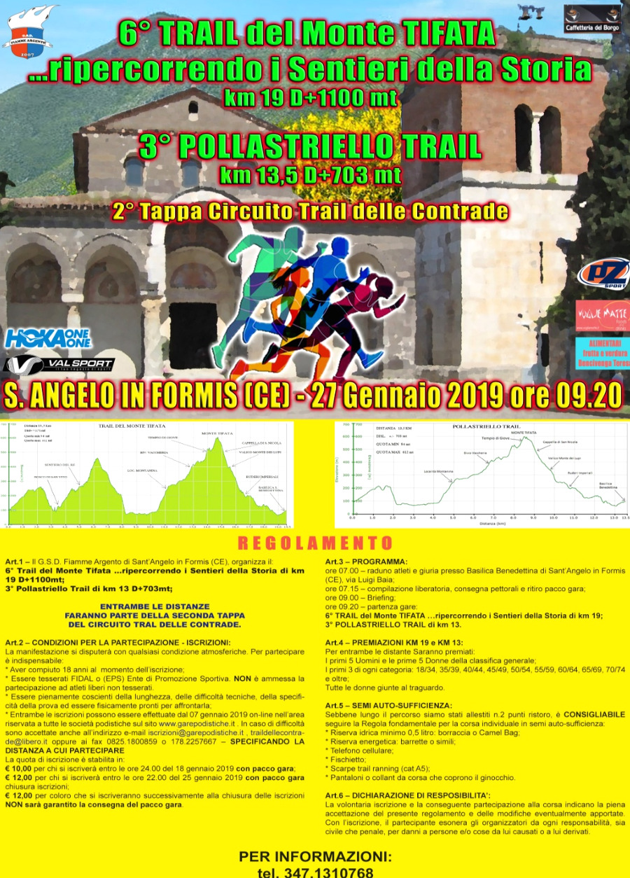 Trail del Monte Tifata 2019