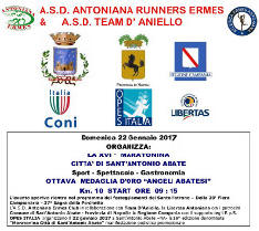 Sant'Antonio Abate gara podistica anno 2017