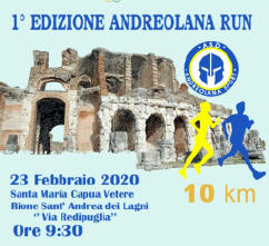 Andreolana Run 2020 gara_podistica di SantaMaria Capua Vetere
