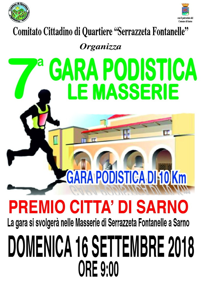 Corri per le Masserie 2018 Sarno