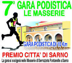 Corri per le Masserie 2018 gara podistica di Sarno