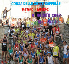 Corsa podistica delle Sette Cappelle 2019 gara podistica di Sassano