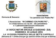 Sassano varco corsa podistica sette capelle 2016