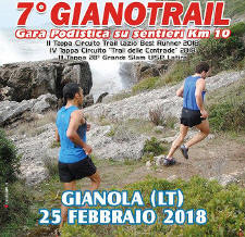 GianoTrail volantino gara 2018