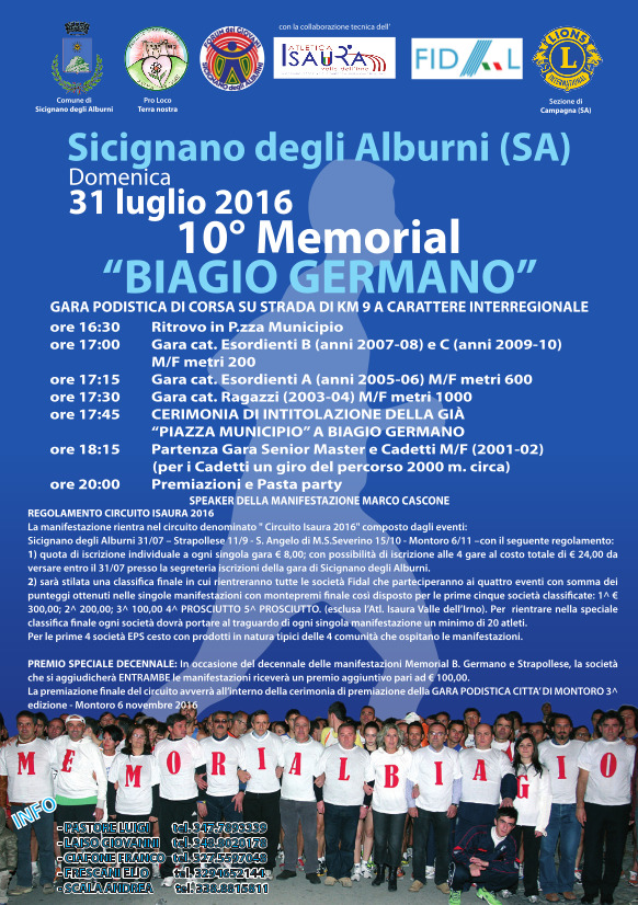 Sicignano degli Alburni 2016