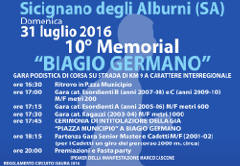 Sicignano degli Alburni gara 2016