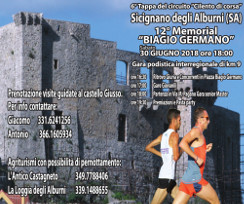 Sicignano degli Alburni gara Memorial germano 2018