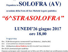 Solofra gara podistica Strasolofra 2017