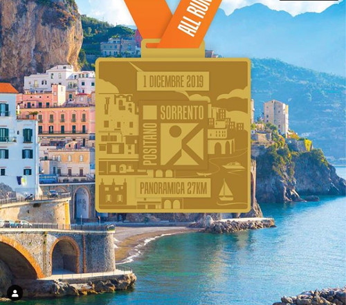 Medaglia Sorrento_Positano gara podistica ultramaratona 2019