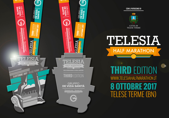 Telesia half marathon Medaglia 2017