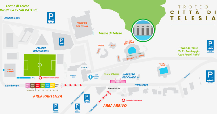 mappa servizi trofeo Telesia 2019 gara