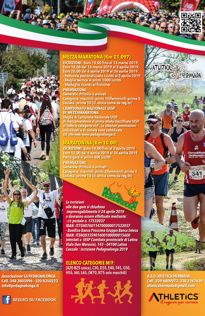 Regolamento La Pedagnalonga 2019