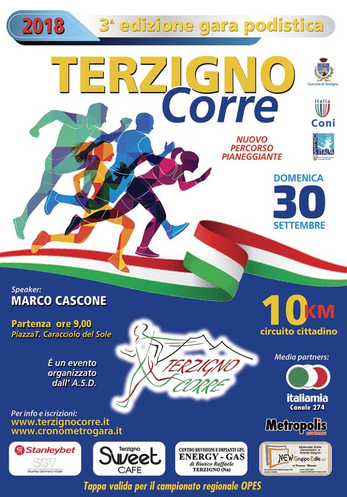 TERZIGNO gara podistica Terzigno Corre 2018