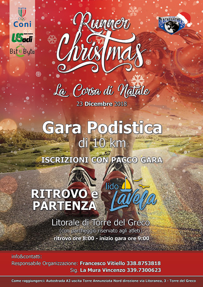 Runner Christmas 2018 gara Torre del Greco