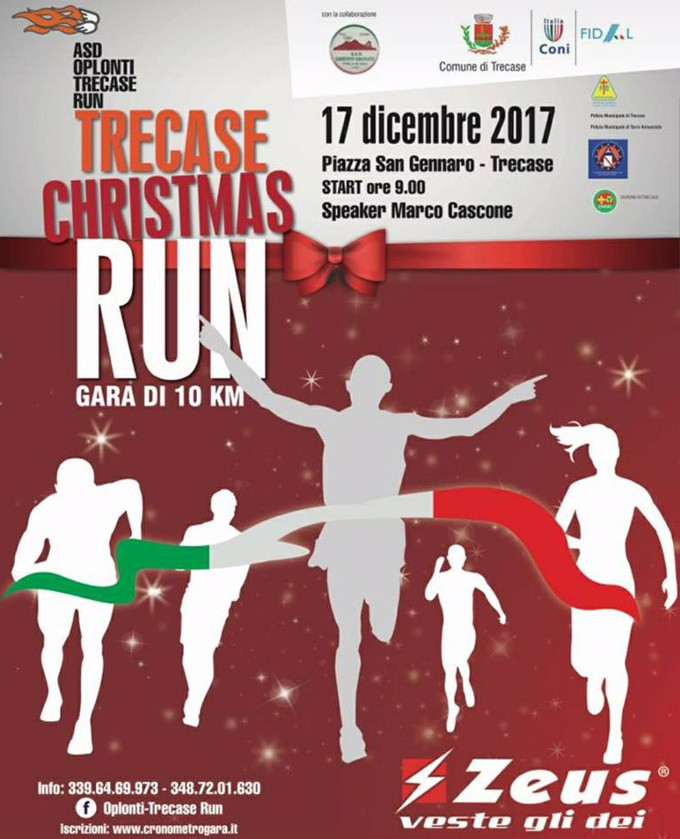 TreCase gara podistica Christmas Run 2017