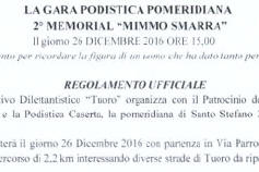 Tuoro gara podistica anno 2016