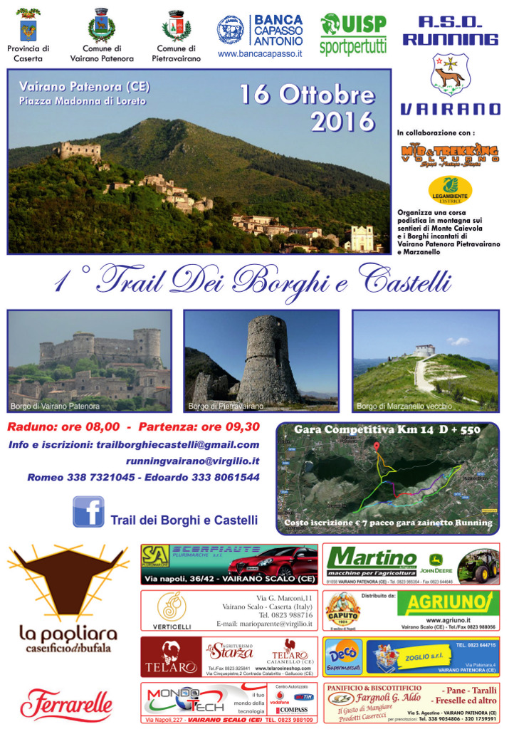 Trail Vairano Patenora 2016