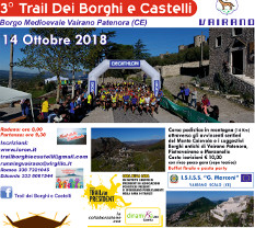 Trail dei borghi e castelli 2018 di Vairano Patenora