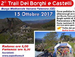 Vairano Patenora Trail dei borghi e castelli 2017