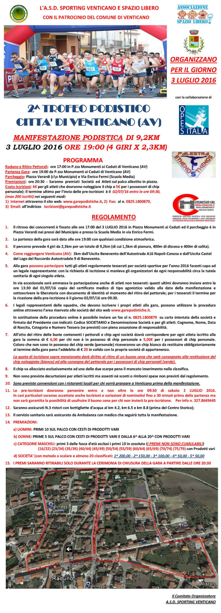 Venticano Trofeo podistico 2016