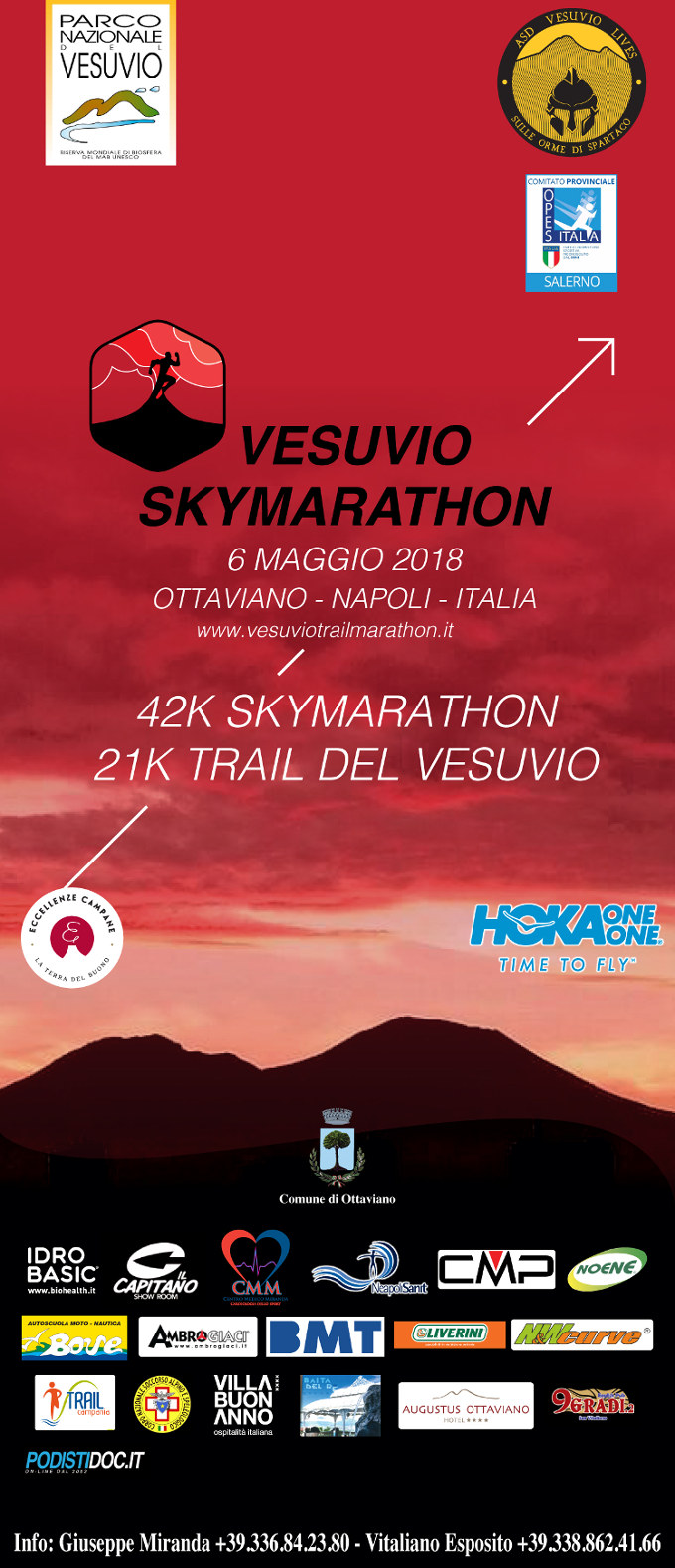 Vesuvio SkyMarathon 2018 e Trail Vesuvio 2018