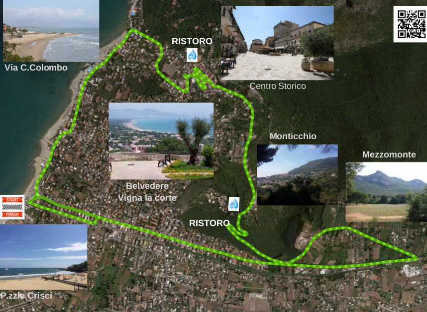 Circeo Run 2018 percorso